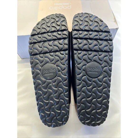 Papillio Birkenstock Arizona Pap Flex Platform Sandal Black SZ 9 Narrow Women - Picture 5 of 10